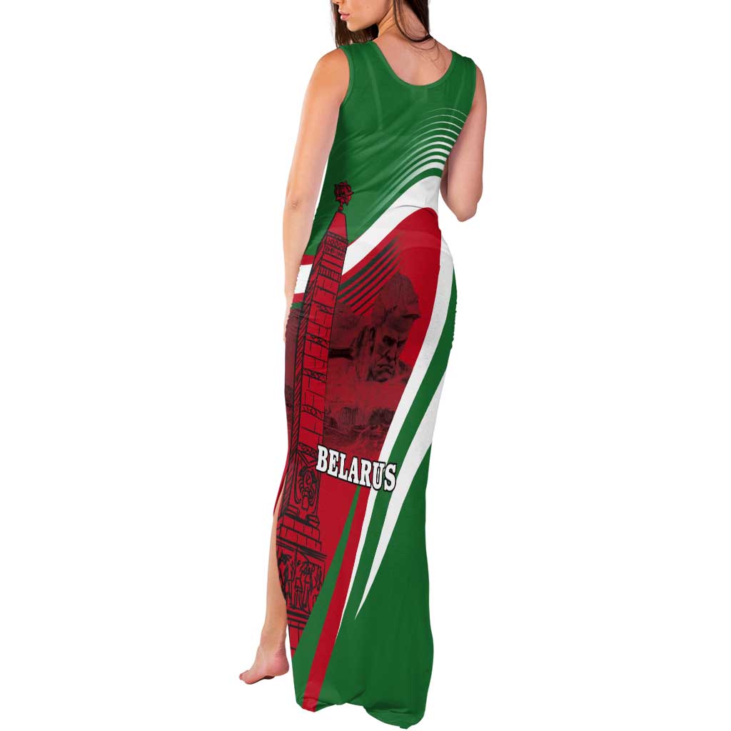 Belarus Independence Day Tank Maxi Dress Brest Fortress And Victory Square