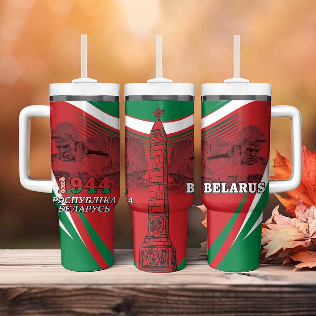 Belarus Independence Day Tumbler With Handle Brest Fortress And Victory Square