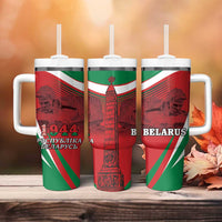 Belarus Independence Day Tumbler With Handle Brest Fortress And Victory Square
