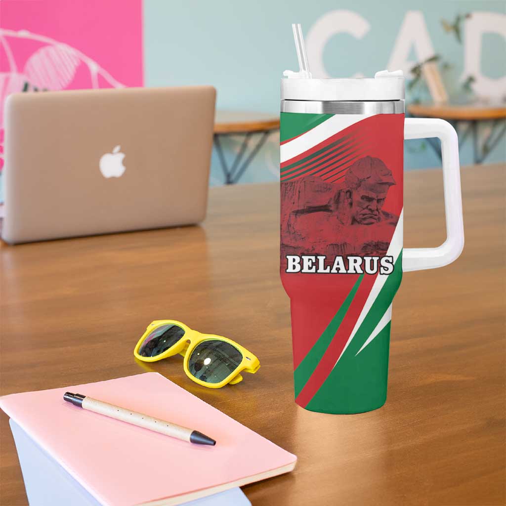 Belarus Independence Day Tumbler With Handle Brest Fortress And Victory Square