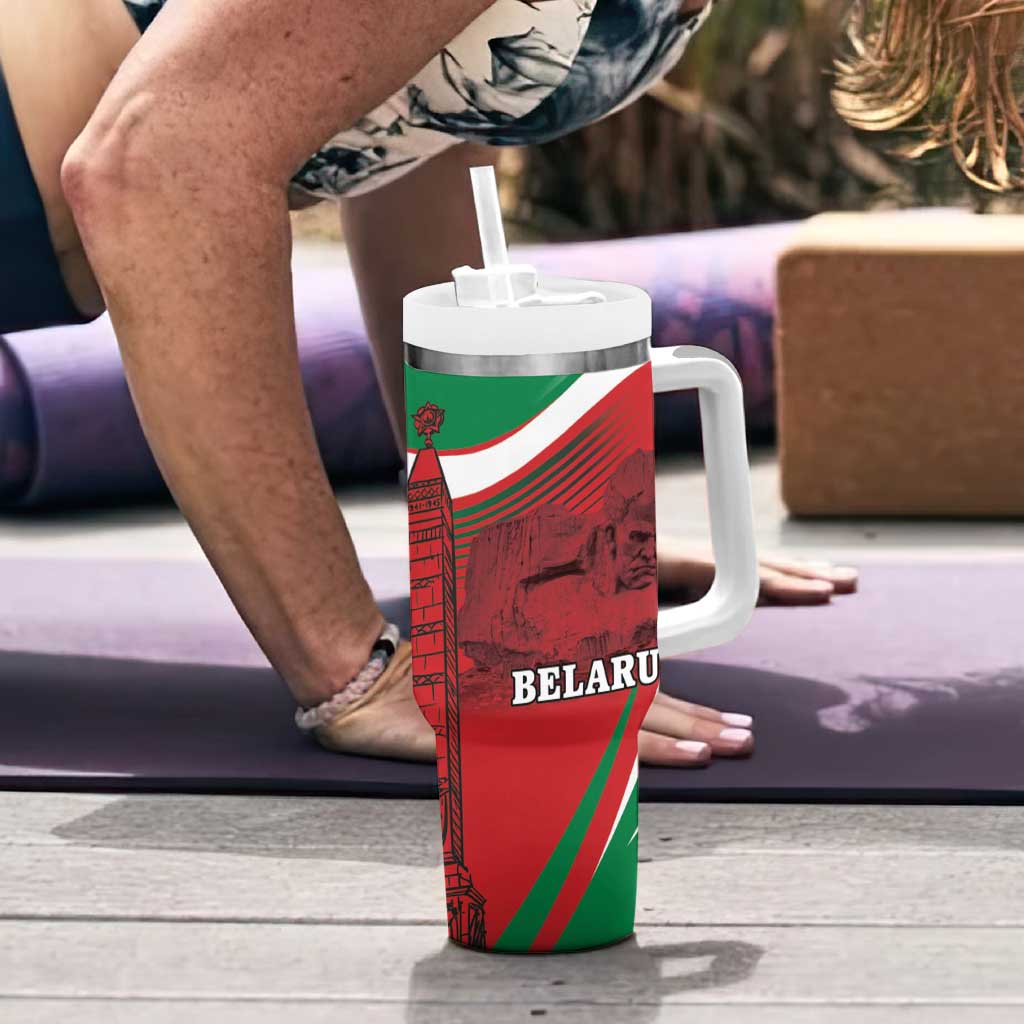 Belarus Independence Day Tumbler With Handle Brest Fortress And Victory Square