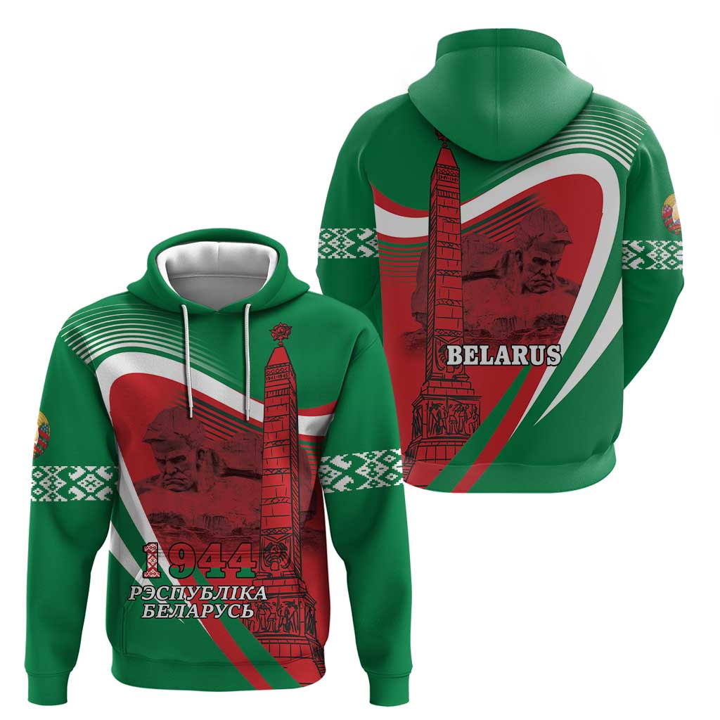 Belarus Independence Day Zip Hoodie Brest Fortress And Victory Square