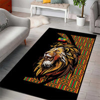 Ethiopia Area Rug Ethiopian Lion Style Pattern - Wonder Print Shop