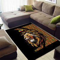 Ethiopia Area Rug Ethiopian Lion Style Pattern - Wonder Print Shop