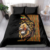 Ethiopia Bedding Set Ethiopian Lion Style Pattern - Wonder Print Shop