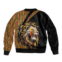 Ethiopia Bomber Jacket Ethiopian Lion Style Pattern - Wonder Print Shop