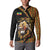 Ethiopia Button Sweatshirt Ethiopian Lion Style Pattern - Wonder Print Shop