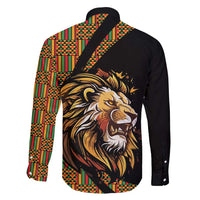 Ethiopia Family Matching Off Shoulder Maxi Dress and Hawaiian Shirt Ethiopian Lion Style Pattern - Wonder Print Shop