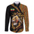 Ethiopia Family Matching Short Sleeve Bodycon Dress and Hawaiian Shirt Ethiopian Lion Style Pattern - Wonder Print Shop