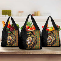 Ethiopia Grocery Bag Ethiopian Lion Style Pattern