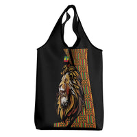 Ethiopia Grocery Bag Ethiopian Lion Style Pattern