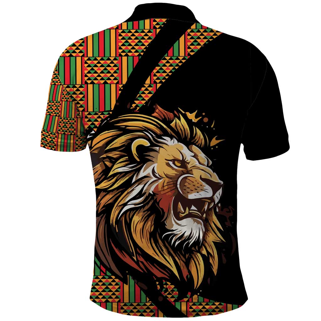 Ethiopia Polo Shirt Ethiopian Lion Style Pattern - Wonder Print Shop
