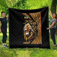 Ethiopia Quilt Ethiopian Lion Style Pattern - Wonder Print Shop