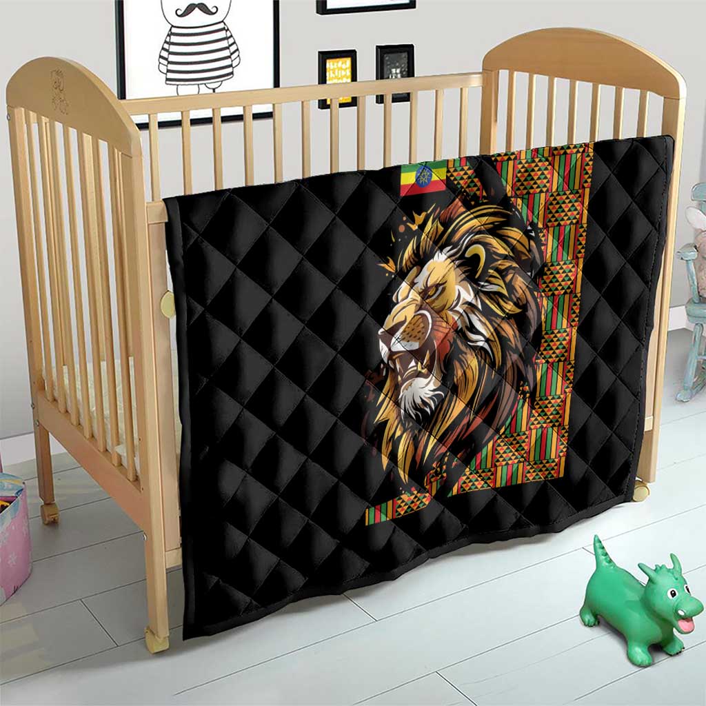 Ethiopia Quilt Ethiopian Lion Style Pattern - Wonder Print Shop