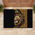 Ethiopia Rubber Doormat Ethiopian Lion Style Pattern - Wonder Print Shop
