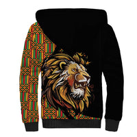 Ethiopia Sherpa Hoodie Ethiopian Lion Style Pattern - Wonder Print Shop