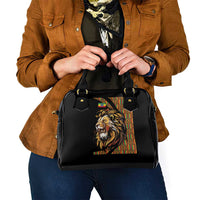 Ethiopia Shoulder Handbag Ethiopian Lion Style Pattern