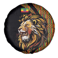 Ethiopia Spare Tire Cover Ethiopian Lion Style Pattern - Wonder Print Shop