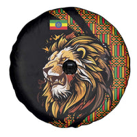 Ethiopia Spare Tire Cover Ethiopian Lion Style Pattern - Wonder Print Shop