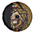 Ethiopia Spare Tire Cover Ethiopian Lion Style Pattern - Wonder Print Shop