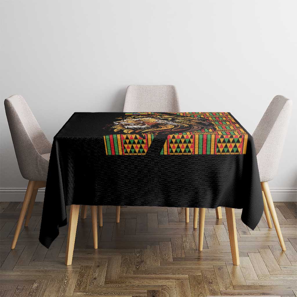Ethiopia Tablecloth Ethiopian Lion Style Pattern - Wonder Print Shop