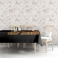 Ethiopia Tablecloth Ethiopian Lion Style Pattern - Wonder Print Shop