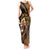 Ethiopia Tank Maxi Dress Ethiopian Lion Style Pattern - Wonder Print Shop