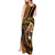 Ethiopia Tank Maxi Dress Ethiopian Lion Style Pattern - Wonder Print Shop