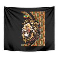 Ethiopia Tapestry Ethiopian Lion Style Pattern - Wonder Print Shop