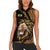 Ethiopia Women Sleeveless Polo Shirt Ethiopian Lion Style Pattern - Wonder Print Shop
