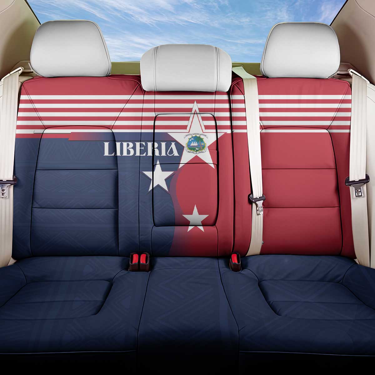 Liberia National Flag Day Back Car Seat Cover All Hail Liberia Hail