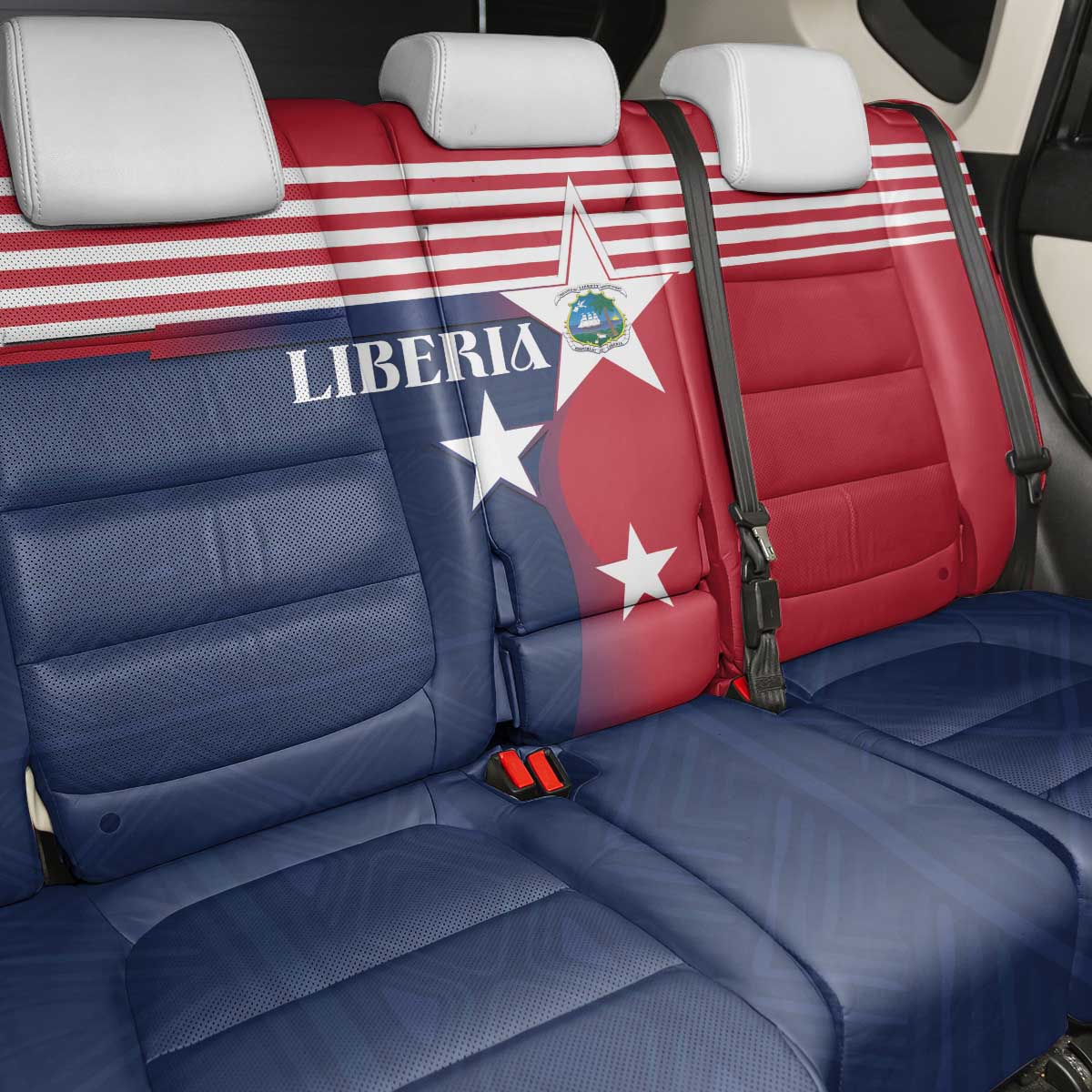 Liberia National Flag Day Back Car Seat Cover All Hail Liberia Hail