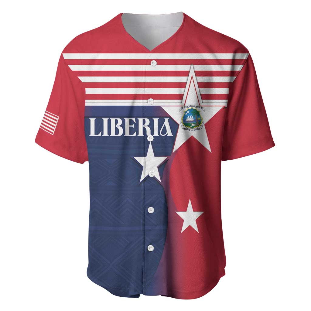 Liberia National Flag Day Baseball Jersey All Hail Liberia Hail