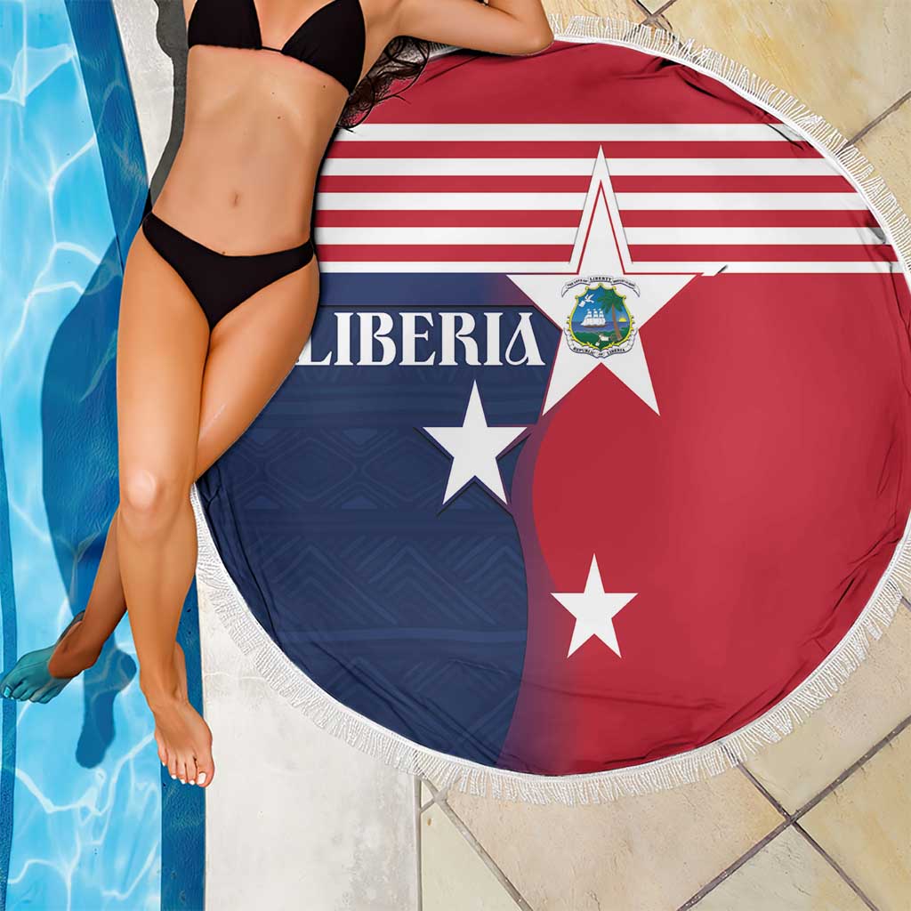 Liberia National Flag Day Beach Blanket All Hail Liberia Hail