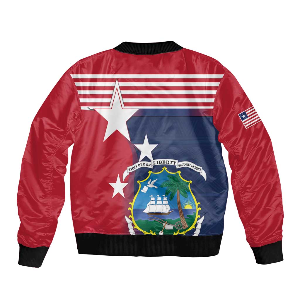 Liberia National Flag Day Bomber Jacket All Hail Liberia Hail