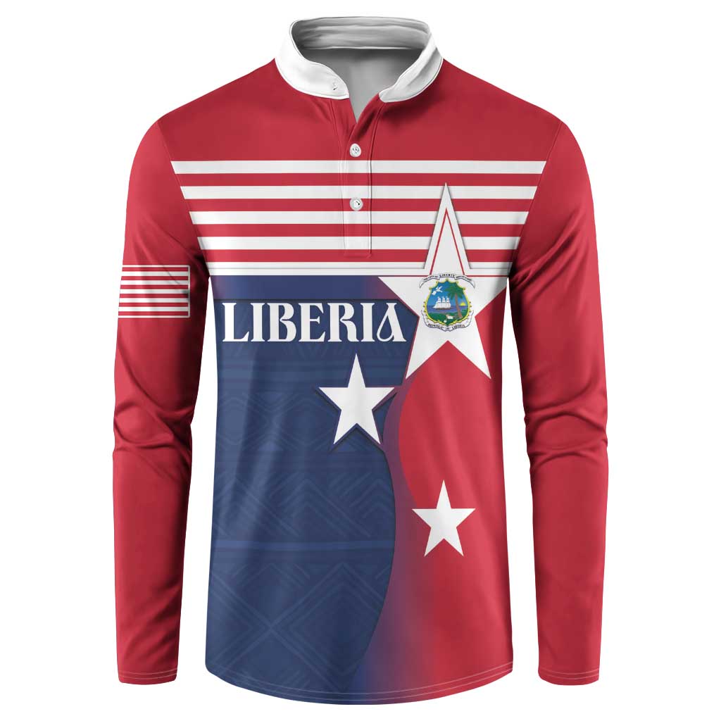 Liberia National Flag Day Button Sweatshirt All Hail Liberia Hail
