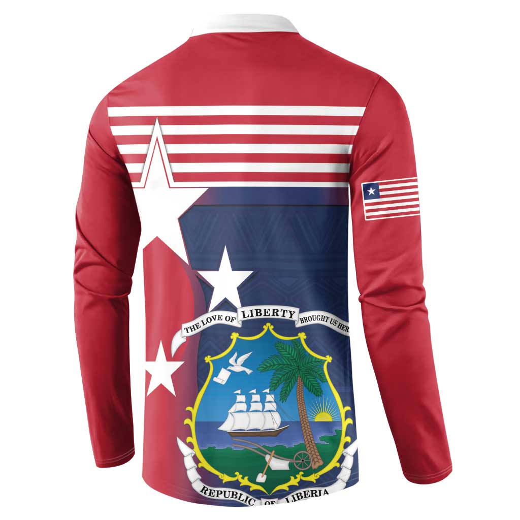 Liberia National Flag Day Button Sweatshirt All Hail Liberia Hail