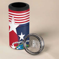 Liberia National Flag Day 4 in 1 Can Cooler Tumbler All Hail Liberia Hail