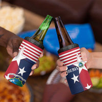 Liberia National Flag Day 4 in 1 Can Cooler Tumbler All Hail Liberia Hail