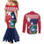 Liberia National Flag Day Couples Matching Mermaid Dress and Long Sleeve Button Shirt All Hail Liberia Hail