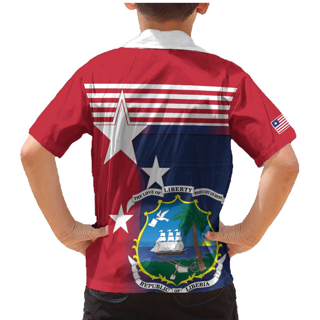 Liberia National Flag Day Family Matching Mermaid Dress and Hawaiian Shirt All Hail Liberia Hail