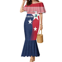 Liberia National Flag Day Family Matching Mermaid Dress and Hawaiian Shirt All Hail Liberia Hail