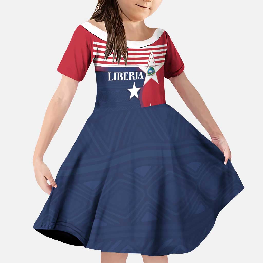 Liberia National Flag Day Family Matching Off Shoulder Maxi Dress and Hawaiian Shirt All Hail Liberia Hail