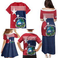 Liberia National Flag Day Family Matching Puletasi and Hawaiian Shirt All Hail Liberia Hail