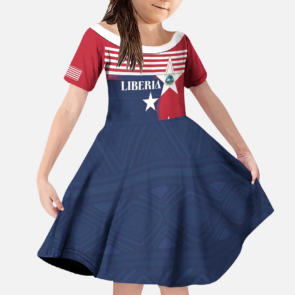 Liberia National Flag Day Family Matching Summer Maxi Dress and Hawaiian Shirt All Hail Liberia Hail