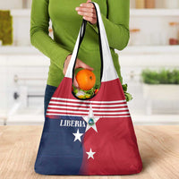 Liberia National Flag Day Grocery Bag All Hail Liberia Hail