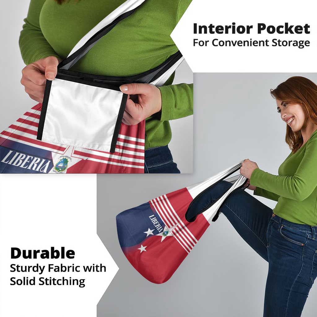 Liberia National Flag Day Grocery Bag All Hail Liberia Hail