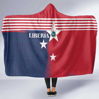Liberia National Flag Day Hooded Blanket All Hail Liberia Hail