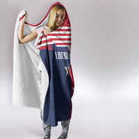 Liberia National Flag Day Hooded Blanket All Hail Liberia Hail
