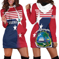 Liberia National Flag Day Hoodie Dress All Hail Liberia Hail